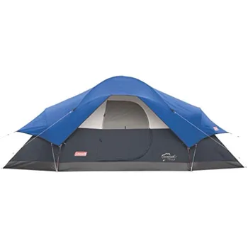 Coleman Red Canyon 8-местная палатка для кемпинга, всепогодная семейная палатка включает в себя разделители комнат, дождевик, регулируемую вентиляцию