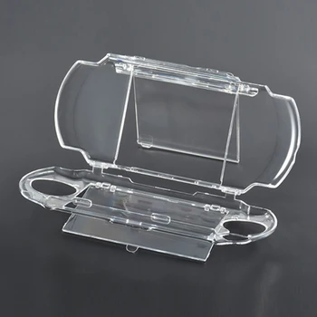 Прозрачный корпус для PSP 2000 3000 Прозрачный жесткий чехол для переноски Чехол Защелкивающийся Кристалл Протектор Чехол Формы Для Sony Playstation Новый