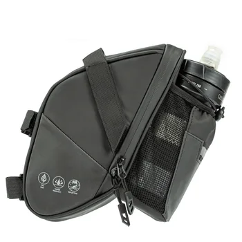 Сумка для велосипеда 600D Водонепроницаемая сумка для велосипедной бутылки MTB Увеличенная хвостовая светоотражающая сумка для сиденья Ремонт инструментов Сумка для хранения XA142TQ